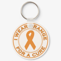 I Wear Orange For A Cure keychains by SupportTees I Wear Orange For A Cure keychains