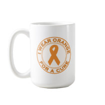I Wear Orange For A Cure mugs by SupportTees I Wear Orange For A Cure mugs
