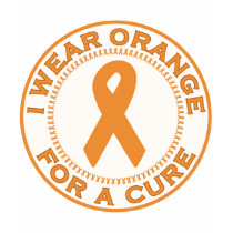 I Wear Orange For A Cure t-shirts