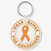 I Wear Orange For Awareness keychains by SupportTees I Wear Orange For Awareness keychains