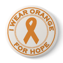 I Wear Orange For Hope Pins