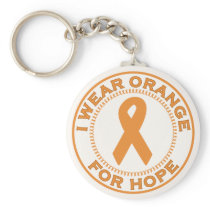 I Wear Orange For Hope Key Chain