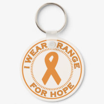 I Wear Orange For Hope keychains by SupportTees I Wear Orange For Hope keychains