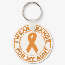 I Wear Orange For My Aunt keychains by SupportTees I Wear Orange For My Aunt keychains