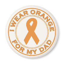 I Wear Orange For My Dad magnets by SupportTees I Wear Orange For My Dad magnets