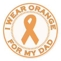I Wear Orange For My Dad stickers by SupportTees I Wear Orange For My Dad stickers