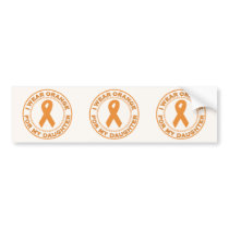 I Wear Orange For My Daughter Bumper Stickers