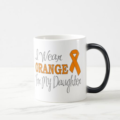 I Wear Orange For My Daughter (Orange Ribbon) Coffee Mugs