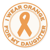 I Wear Orange For My Daughter stickers by SupportTees I Wear Orange For My Daughter stickers