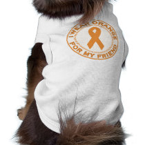 I Wear Orange For My Friend pet clothing by SupportTees I Wear Orange For My Friend pet clothing