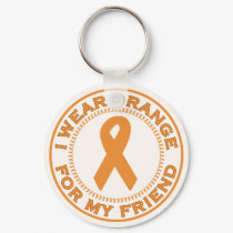 I Wear Orange For My Friend keychains by SupportTees I Wear Orange For My Friend keychains