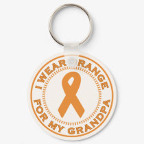 I Wear Orange For My Grandpa keychains by SupportTees I Wear Orange For My Grandpa keychains