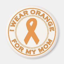 I Wear Orange For My Mom Fridge Magnets