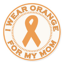 I Wear Orange For My Mom stickers by SupportTees I Wear Orange For My Mom stickers