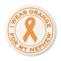I Wear Orange For My Nephew magnets by SupportTees I Wear Orange For My Nephew magnets
