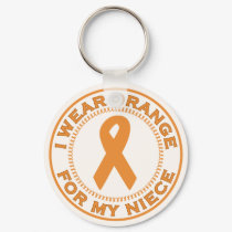 I Wear Orange For My Niece keychains by SupportTees I Wear Orange For My Niece keychains