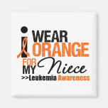 I Wear Orange For My Niece Refrigerator Magnets