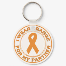 I Wear Orange For My Partner keychains by SupportTees I Wear Orange For My Partner keychains