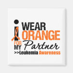 I Wear Orange For My Partner Refrigerator Magnets