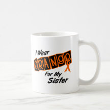 I Wear Orange For My SISTER 8 Mug