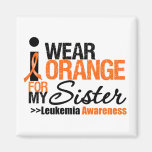 I Wear Orange For My Sister Fridge Magnets