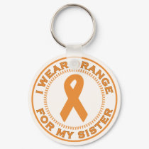 I Wear Orange For My Sister keychains by SupportTees I Wear Orange For My Sister keychains
