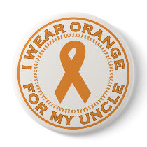 I Wear Orange For My Uncle buttons by SupportTees I Wear Orange For My Uncle buttons