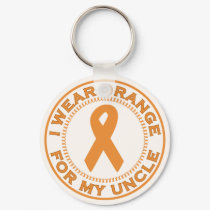 I Wear Orange For My Uncle keychains by SupportTees I Wear Orange For My Uncle keychains
