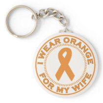 I Wear Orange For My Wife Key Chains