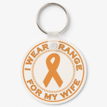 I Wear Orange For My Wife keychains by SupportTees I Wear Orange For My Wife keychains