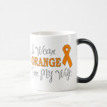 I Wear Orange For My Wife (Orange Ribbon) Mugs