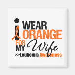 I Wear Orange For My Wife Refrigerator Magnets