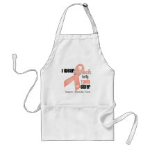 I Wear Peach For My Twin Sister - Uterine Cancer Apron
