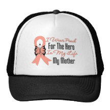 I Wear Peach For The Hero in My Life...My Mother Hats