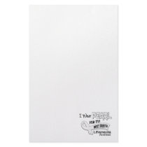 I Wear Pearl For My Best Friend 42 Mesothelioma Customized Stationery