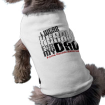 I Wear Pearl For My Dad 6 Lung Cancer Pet T-shirt
