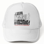 I Wear Pearl For My Mommy 6 Lung Cancer hats