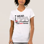 I Wear Pearl Ribbon For My Husband Tshirt