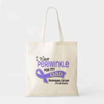 I Wear Periwinkle 42 Dad Esophageal Cancer Bags