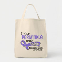 I Wear Periwinkle 42 Sister Esophageal Cancer Tote Bag