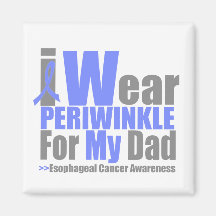 I Wear Periwinkle For My Dad Esophageal Cancer Fridge Magnets