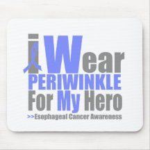 I Wear Periwinkle For My Hero Esophageal Cancer Mouse Pad