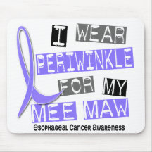 I Wear Periwinkle For My Mee Maw Esophageal Cancer Mousepads