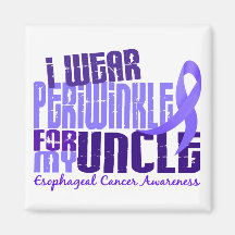 I Wear Periwinkle For Uncle 6.4 Esophageal Cancer Fridge Magnets