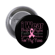 I Wear Pink Collage Nana Breast Cancer