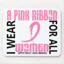 I Wear Pink For All Women 46 Breast Cancer Mouse Pad