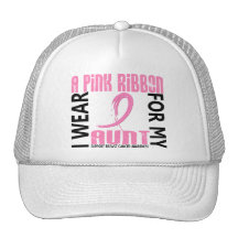 I Wear Pink For My Aunt 46 Breast Cancer Trucker Hat