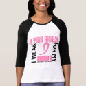 I Wear Pink For My Aunt 46 Breast Cancer t-shirts by awarenessgifts I Wear Pink For My Aunt 46 Breast Cancer t-shirts