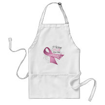 I Wear Pink For My Aunt Breast Cancer Awareness Aprons
