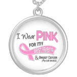 I Wear Pink For My Best Friend 42 Breast Cancer Custom Necklace